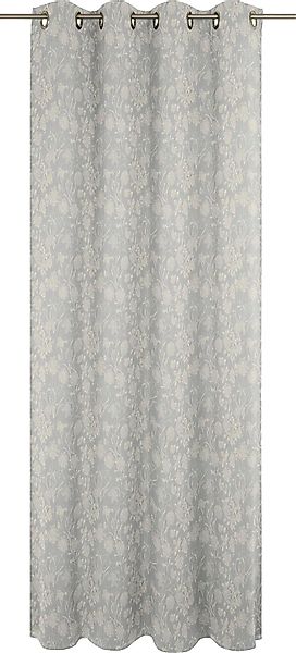 Adam Vorhang "Flower Cuvée Light" Ösen 1 Stk. tlg. aus 100% Bio-Baumwolle, günstig online kaufen