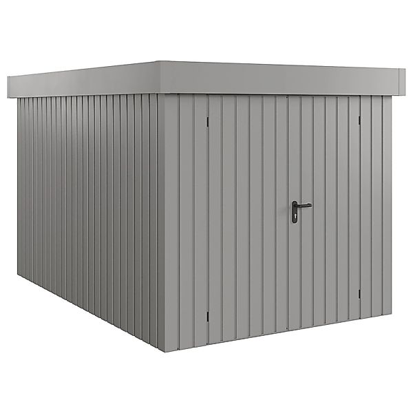 Hörmann EcoStar Gerätehaus Euroline Flachdach 2-flg 237 x 325 cm Graualumin günstig online kaufen