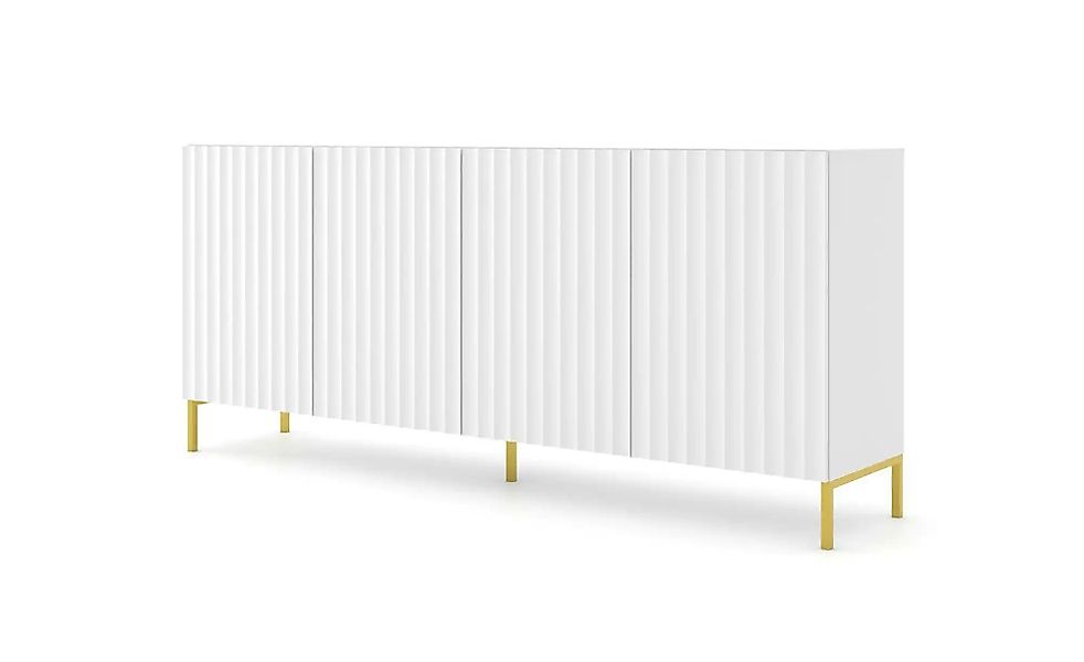 Sideboard   ¦ weiß ¦ Maße (cm): B: 200 H: 87 Kommoden & Sideboards > Sidebo günstig online kaufen