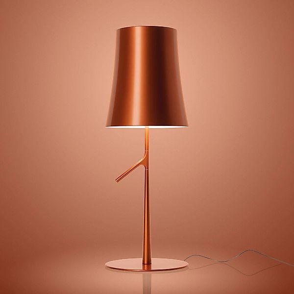 Foscarini Birdie LED piccola Tischlampe kupfer günstig online kaufen