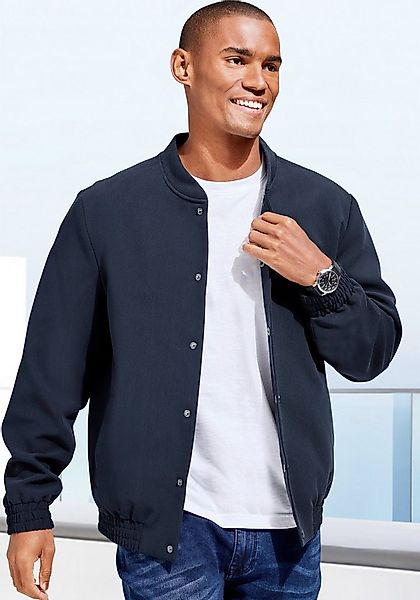 John Devin Blouson mit Rippkragen Übergangsjacke mit Innentasche, aus leich günstig online kaufen