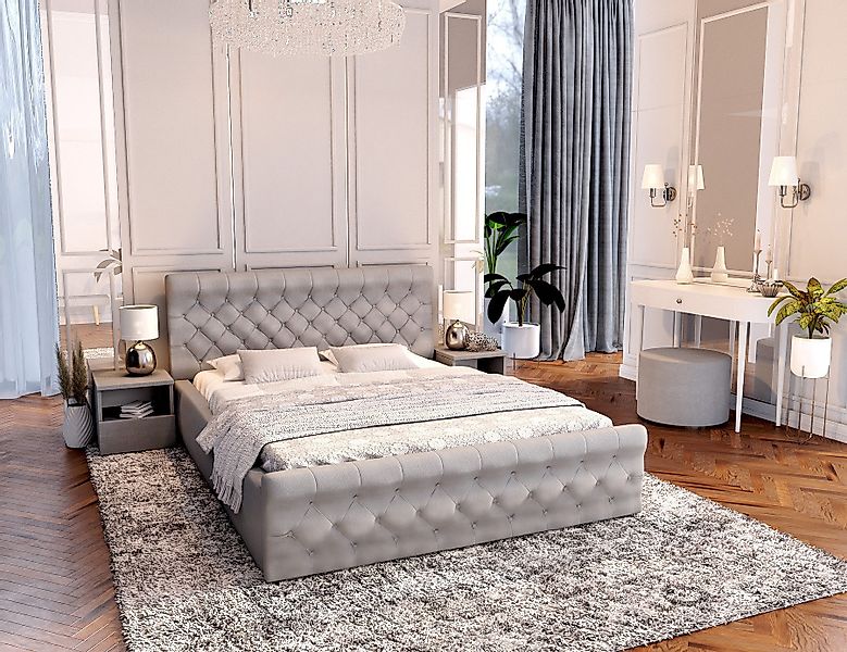 FDM Polsterbett Bettrahmen Bettgestell 90x200, 120x200, günstig online kaufen
