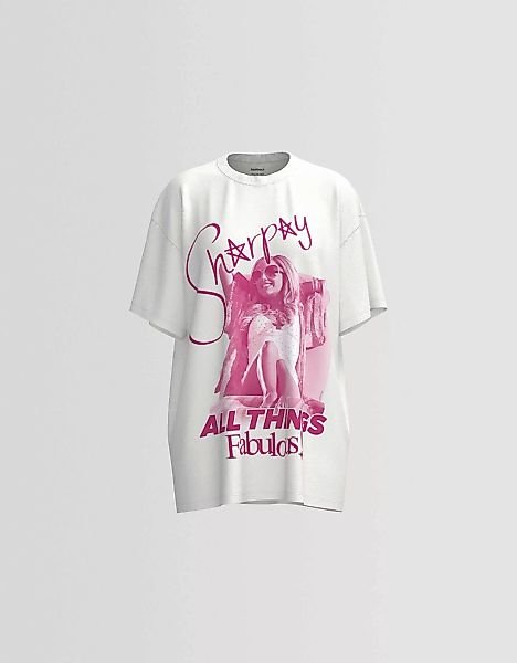 Bershka Oversize-T-Shirt Mit Sharpay High School Musical Print Damen L Grbr günstig online kaufen