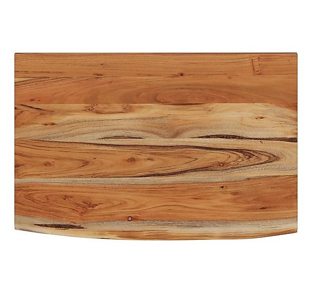 vidaXL Tischplatte Wandregal 60x40x2,5 cm Rechteckig Massivholz Baumkante ( günstig online kaufen