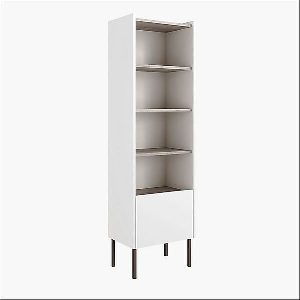 Platan Room Hochschrank DUO Regal 50 x 35 x 173 cm Standregal mit offenen F günstig online kaufen