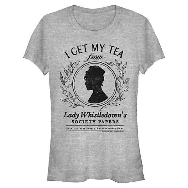Netflix - Bridgerton - Logo Whistledown Tea - Frauen T-Shirt günstig online kaufen