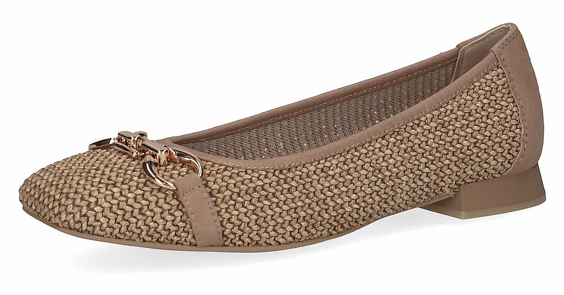 Caprice Ballerina, Blockabsatz, Bequemschuh, Businessschuh mit Schmuckeleme günstig online kaufen