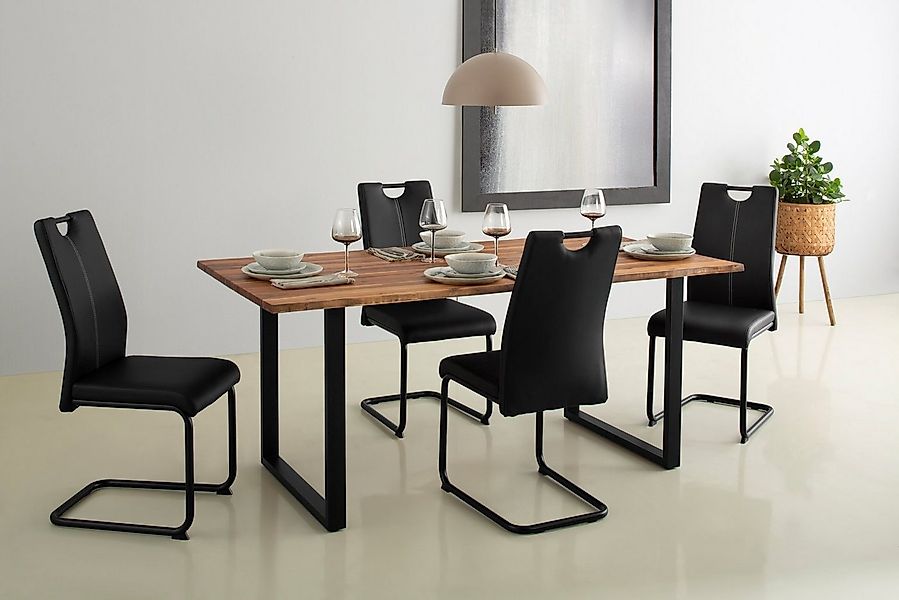 HELA Freischwinger CORA (Set, 2 St), Tragegriff in schwarz günstig online kaufen