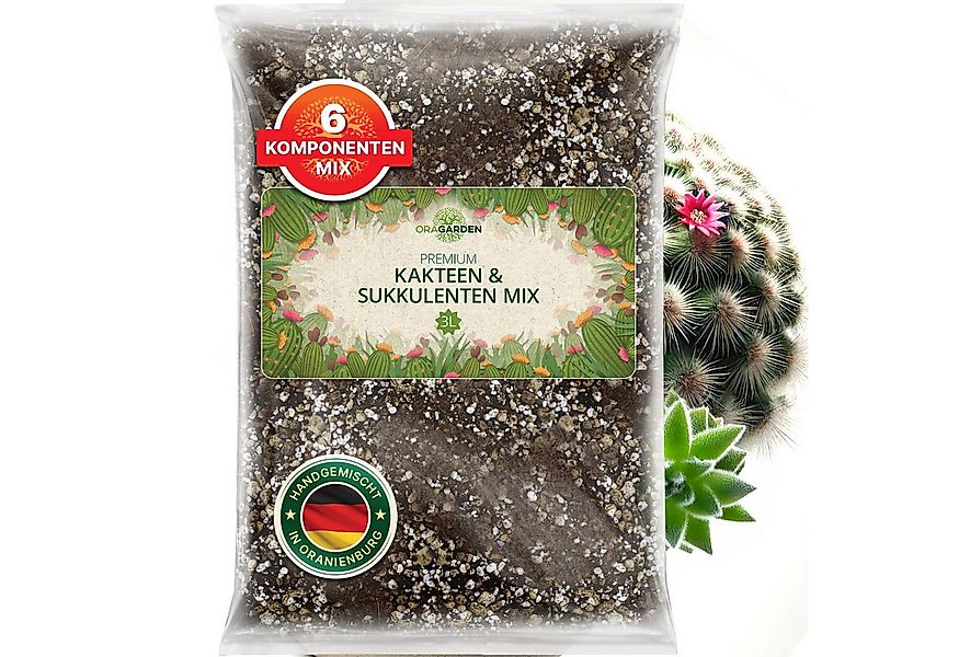 OraGarden Spezialerde Kakteen & Sukkulenten Erde, mit Wurmhumus günstig online kaufen
