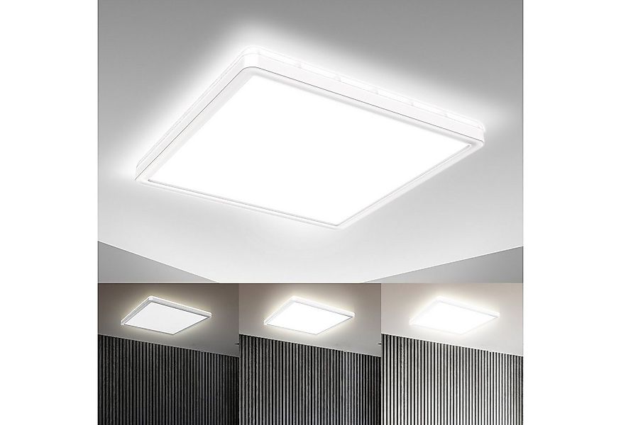 B.K.Licht LED Deckenleuchte BK_DP1311 LED Panel Deckenlampe, Dimmbar, Indir günstig online kaufen