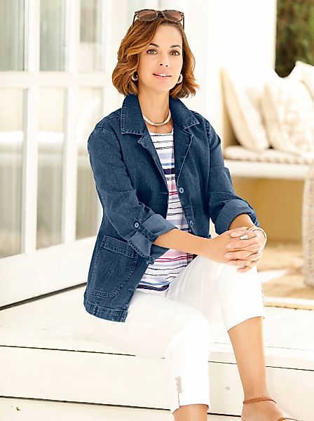 Casual Looks Jeansblazer "Jeans-Blazer" günstig online kaufen
