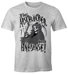 MoonWorks Print-Shirt So viele Arschlöcher aber günstig online kaufen