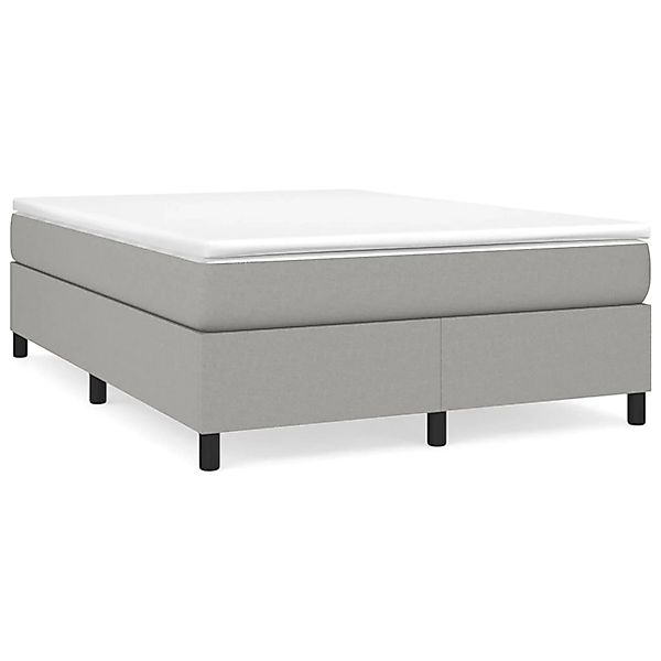 Vidaxl Boxspringbett Hellgrau 140x190 Cm Stoff günstig online kaufen