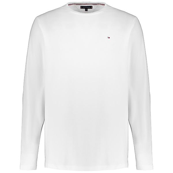 Tommy Hilfiger Longsleeve mit Elasthan Farbe weiß Größe: 3XL günstig online kaufen