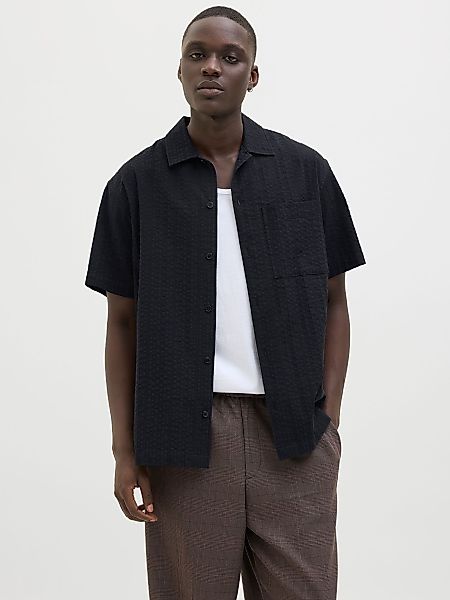 Jack & Jones Kurzarmhemd Kubisches Muster, günstig online kaufen