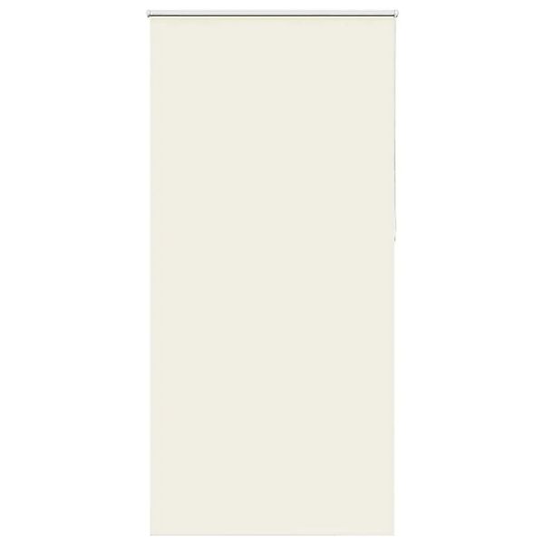 vidaXL Verdunkelungsrollo Cremeweiß 95x210cm Stoffbreite 90,7 cm 4011699 günstig online kaufen