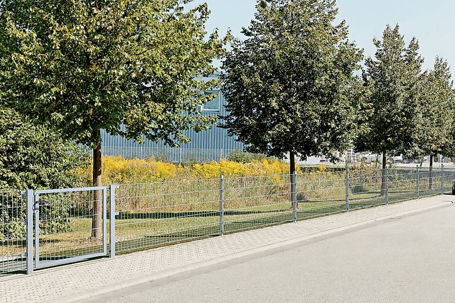 Alberts Doppelstabmattenzaun "Grundset", Höhe: 80-160 cm, Gesamtlänge: 4-30 günstig online kaufen