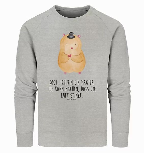 Mr. & Mrs. Panda Longpullover Hamster Hut Größe S - Heather Grey - Geschenk günstig online kaufen