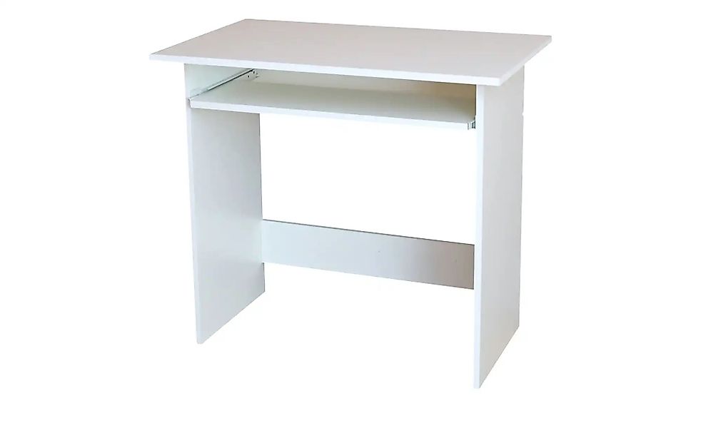 Schreibtisch  Lune ¦ weiß ¦ Maße (cm): B: 82 H: 74 T: 51.0 Tische > Compute günstig online kaufen
