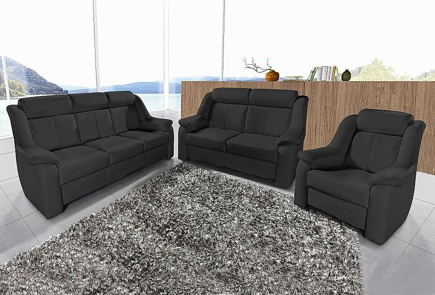 sit&more Polstergarnitur "Basel", Set, bestehend aus 3-Sitzer + 2-Sitzer + günstig online kaufen