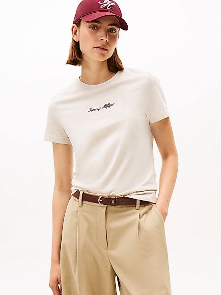 Tommy Hilfiger Kurzarmshirt "CLASSIC SCRIPT REG SS TEE" günstig online kaufen