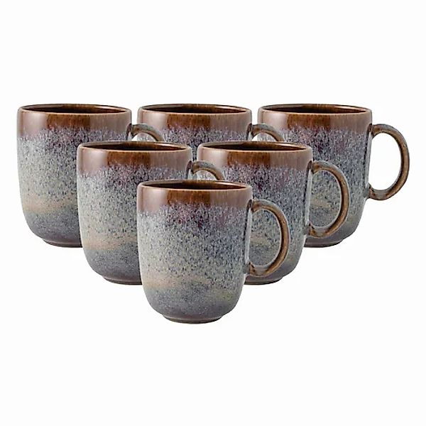 like. by Villeroy & Boch Becher »Becher mit Henkel Lave 400 ml 6er Set« günstig online kaufen
