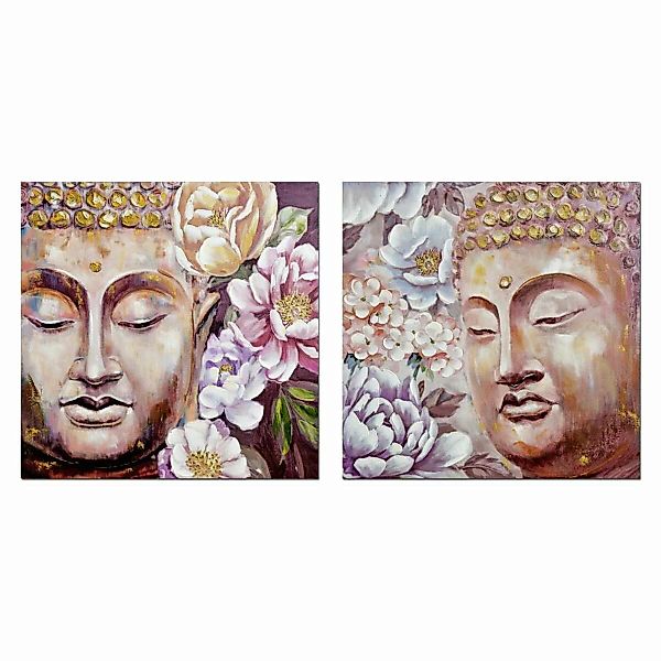 Bild Dkd Home Decor Buddha Orientalisch (80 X 3 X 80 Cm) (2 Stück) günstig online kaufen