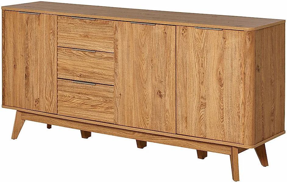 Jahnke Sideboard "WAVE SB 170" 1 Stk. tlg. Sideboard, 3 Schubladen + 3 Türe günstig online kaufen