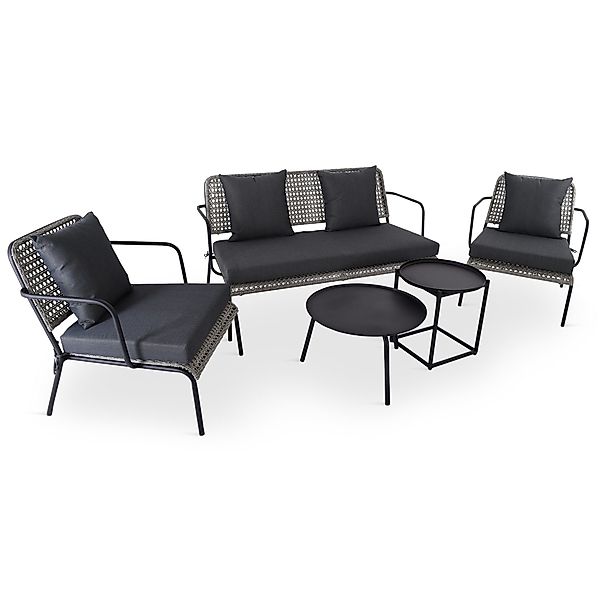 Raburg Gartenlounge-Set Lounge-Sitzgruppe, Polyratten, Anisa, (5-teilig, günstig online kaufen