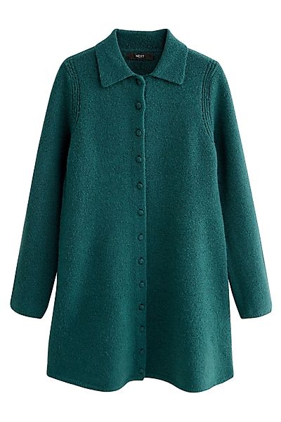 Next Strickkleid Langärmeliges Strickkleid mit Knopfleiste günstig online kaufen