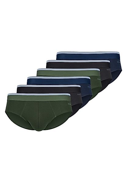 Skiny Slip 6er Pack Basic (Spar-Set, 6-St) Slip / Unterhose - Baumwolle - o günstig online kaufen