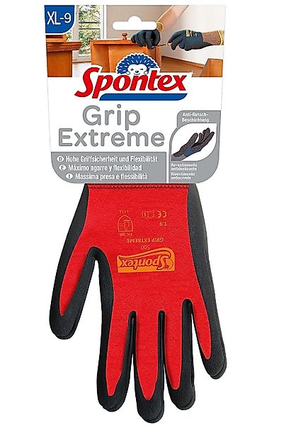 SPONTEX Arbeitshandschuhe Grip Extreme Arbeitshandschuhe Größe günstig online kaufen