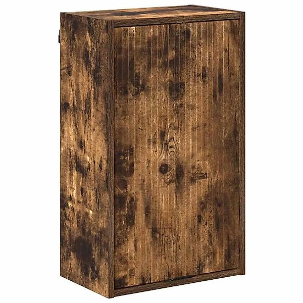 vidaXL Badezimmerschrank mit Tür Geräucherte Eiche 39 x 23,5 x 65 cm 883389 günstig online kaufen