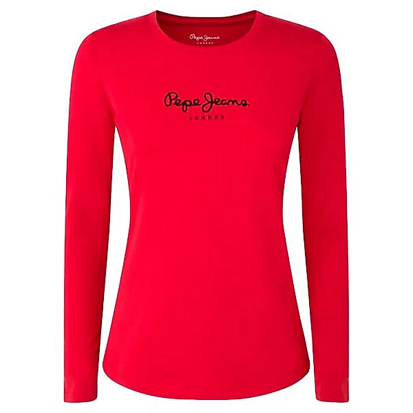 Pepe Jeans Neu Virginia Langarm-t-shirt XL Winter Red günstig online kaufen