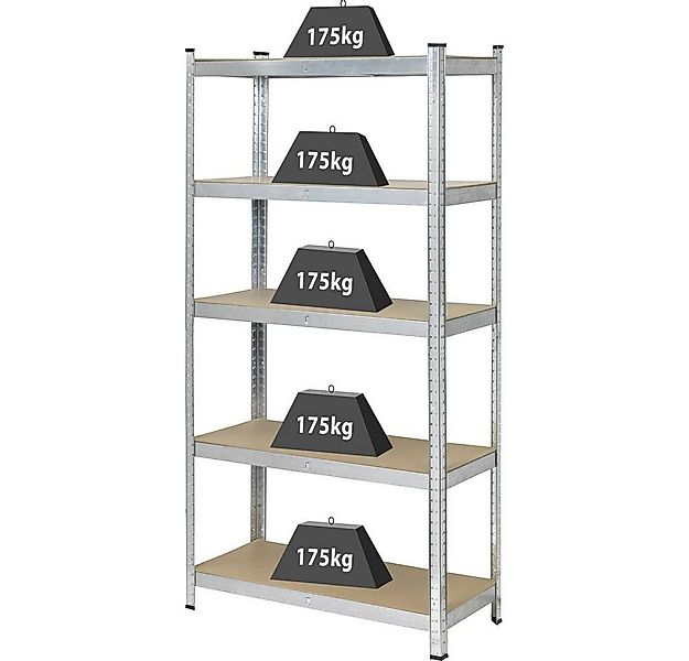 TOOLCRAFT Schwerlastregal Schwerlastregal 175 kg TO-7863108 günstig online kaufen