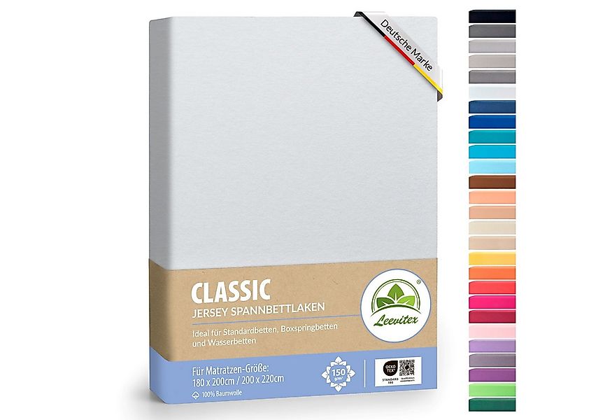 leevitex® Spannbettlaken Spannbettlaken Boxspringbett & Wasserbett Spannbet günstig online kaufen