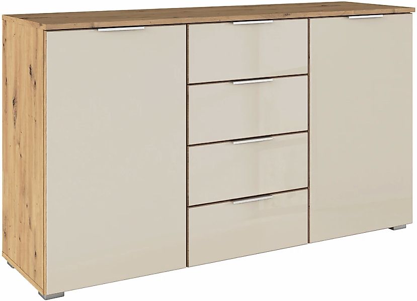 rauch Kombikommode "Sideboard Kombikommode Schubladenkommode AGORDO mit Gla günstig online kaufen