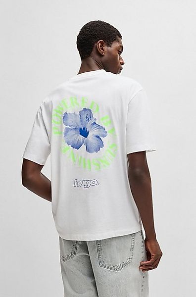 HUGO Blue T-Shirt Napoka Unisex, mit Hugo-Rückendruck günstig online kaufen