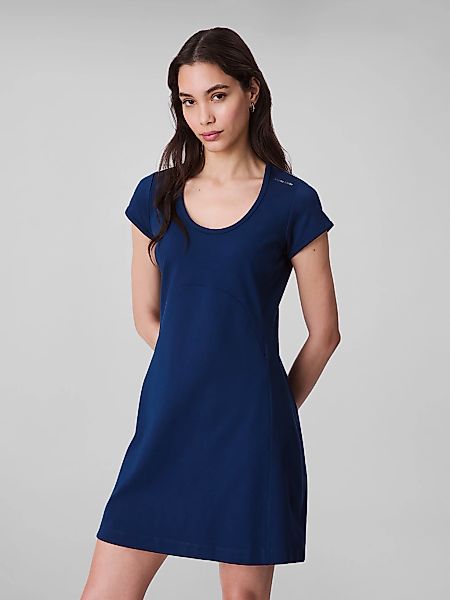 Calvin Klein Jeans Jerseykleid "PUNTO MILANO SS SCOOP NK DRESS", Mit Rundha günstig online kaufen