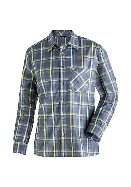 Maier Sports Funktionshemd "Claas" Herren Hemd, langarm Karohemd für Outdoo günstig online kaufen