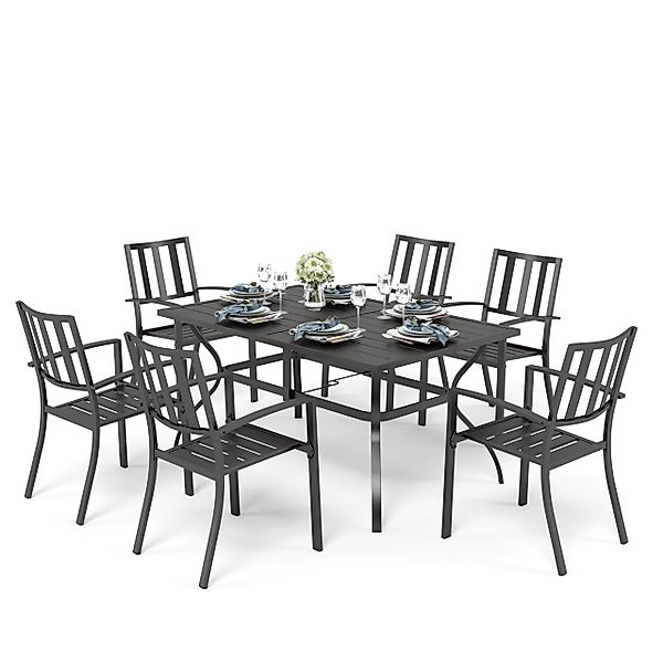 PHI VILLA Garten-Essgruppe, (Wetterfest Gartengarnitur Set günstig online kaufen