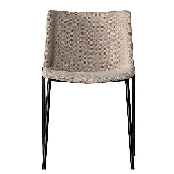 Esszimmerstuhl Set Beige in modernem Design 49 cm breit (2er Set) günstig online kaufen