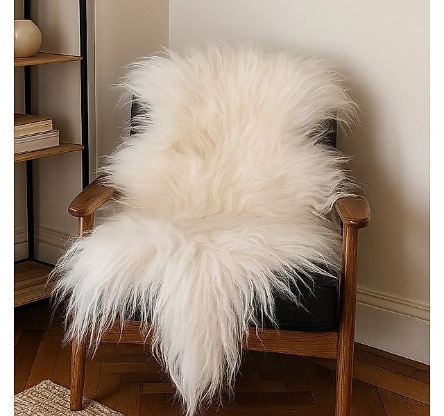 Provellus Fellteppich Island Schaffell weiß – Naturprodukt, ökologisch gege günstig online kaufen