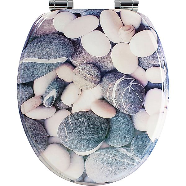 Sanfino WC-Sitz "Stones“ Premium Toilettendeckel mit günstig online kaufen