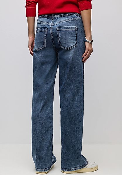STREET ONE Loose-fit-Jeans, mit Galonstreifen günstig online kaufen