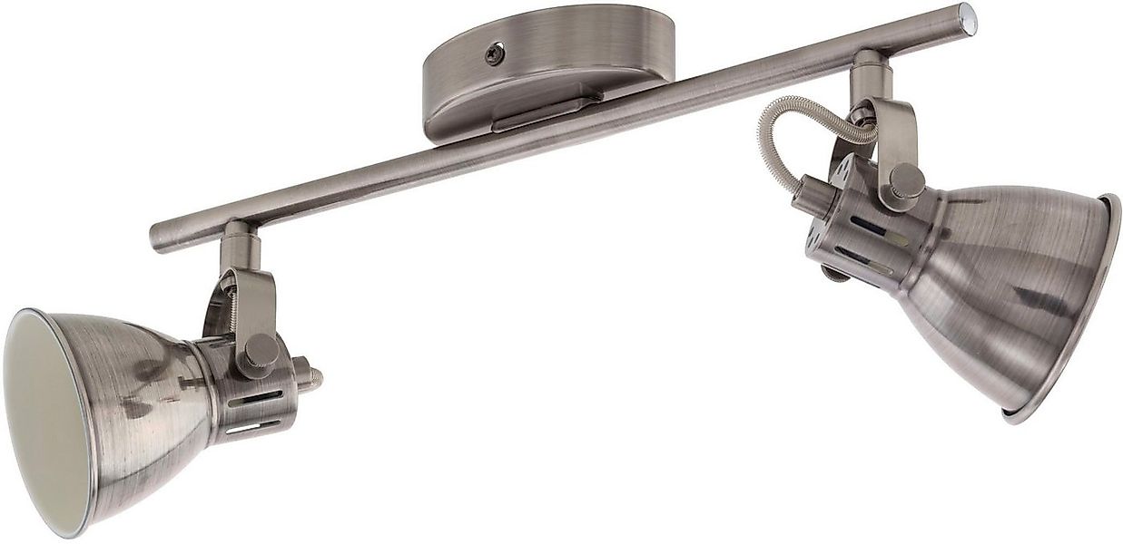 EGLO Deckenspot SERAS, ohne Leuchtmittel, Warmweiß, Spot, L37 x B6,5 cm, 2X günstig online kaufen