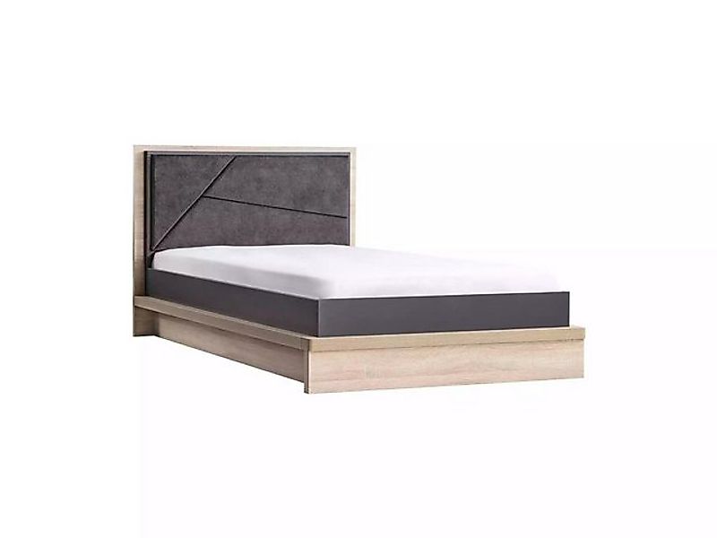 JVmoebel Kinderbett Bettrahmen Kinderbett Jugendliche Bett Holz Grau Kinder günstig online kaufen