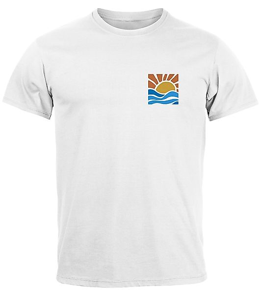 Neverless Print-Shirt Herren T-Shirt Logo Print günstig online kaufen