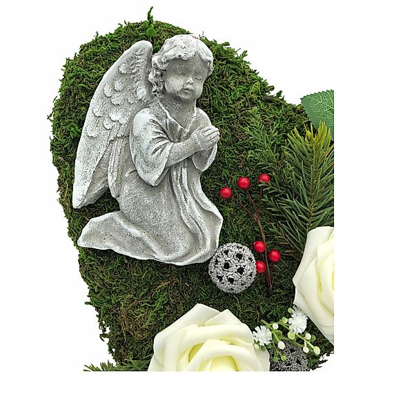 Radami Gartenfigur Grabgesteck Grabherz Gesteck mit günstig online kaufen