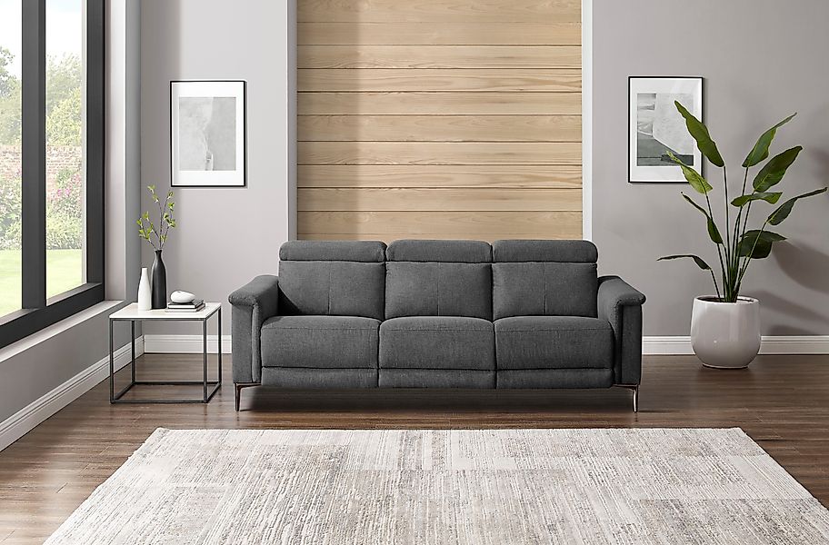 Home affaire 3-Sitzer "Lund, mit manueller und elektrischer Relaxfunktion" günstig online kaufen